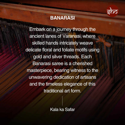 Ruhmani | Crush Tissue Saree