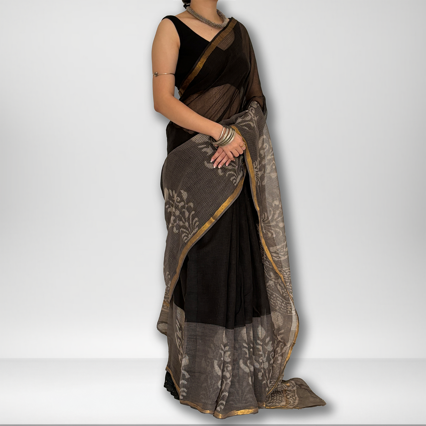 Chandrakanta | Block Print Saree