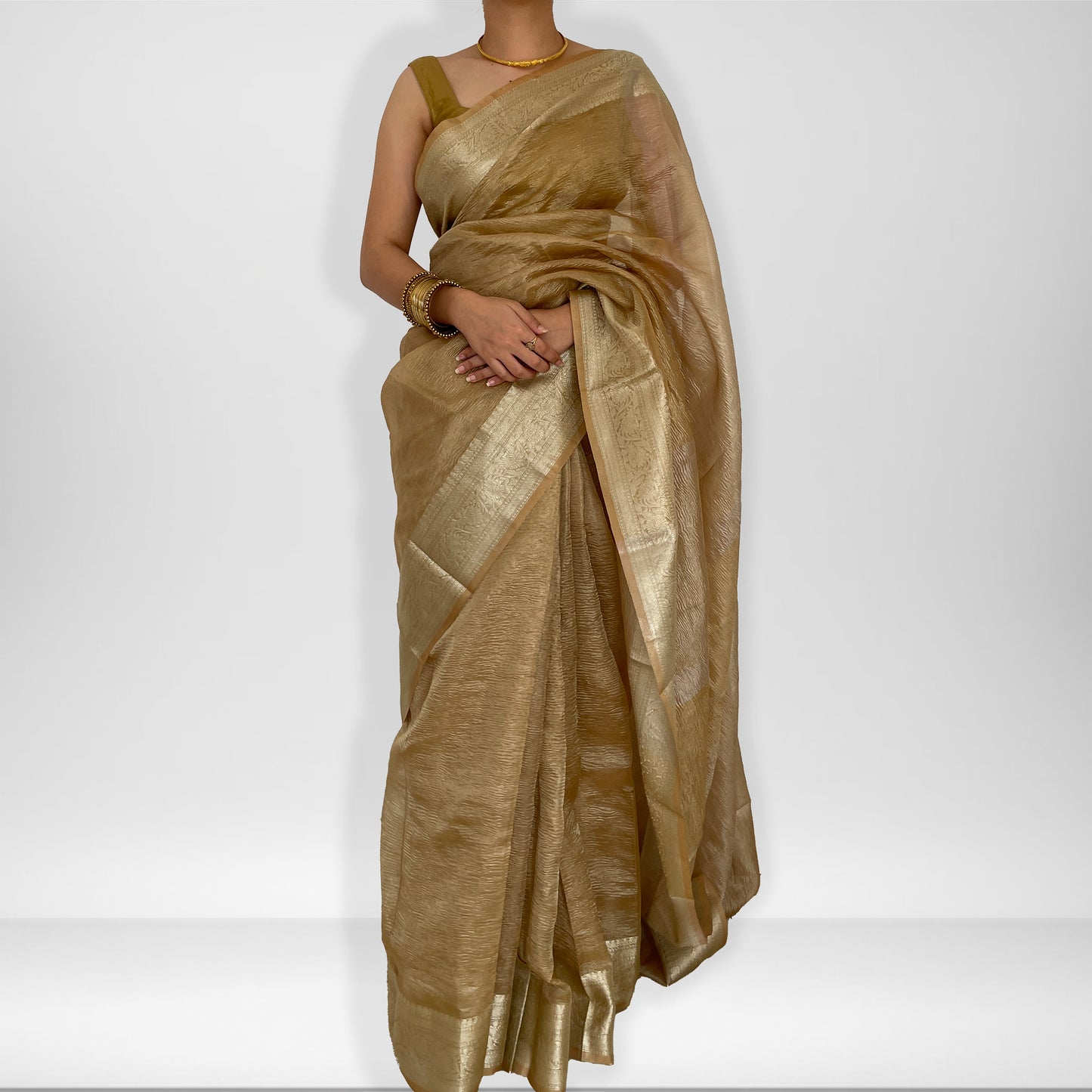 Gauri | Crush Tissue Saree