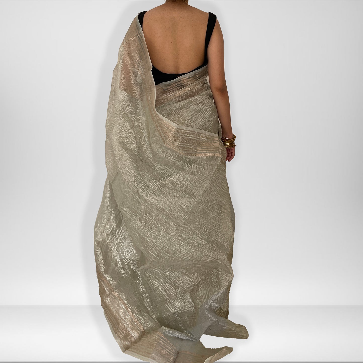 Kanak | Crush Tissue Saree