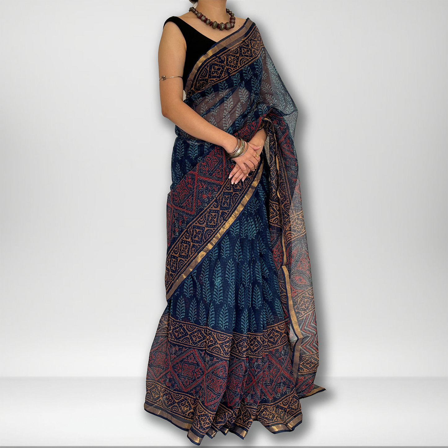Rudra | Block Print Saree