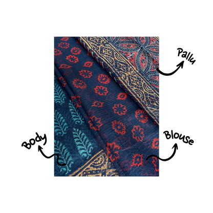 Rudra | Block Print Saree