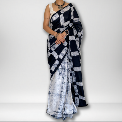 Tapi | Shibori Dye Saree