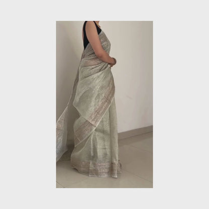 Kanak | Crush Tissue Saree