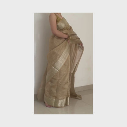 Gauri | Crush Tissue Saree