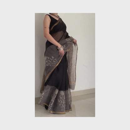 Chandrakanta | Block Print Saree
