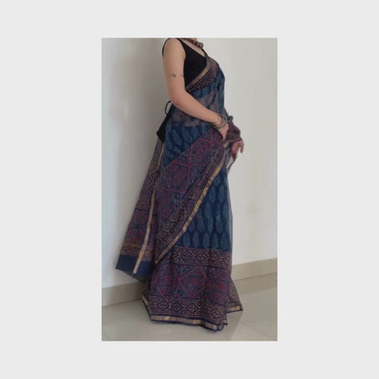 Rudra | Block Print Saree